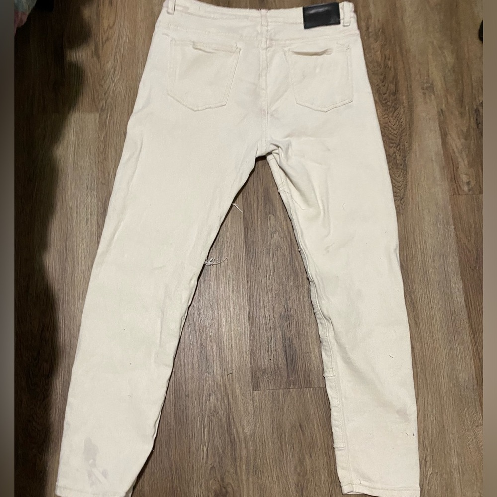 Cream pants
